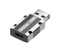 Chenyang Tipo C USB C a USB 3.0 Connettore 10Gbps Dati 120W Adattatore di Alimentazione Shell in Lega Mecha Stile Cyberpunk