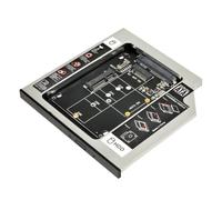Chenyang Universale 9,5 mm M.2 NGFF/mSATA SSD a SATA dual-SSD HDD Caddy Upgrade adattatore