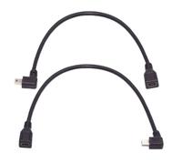 chenyang USB 2.0 Mini USB 5 pin maschio a femmina adattatore cavo di prolunga dati angolato da 90 gradi 2 pezzi/set