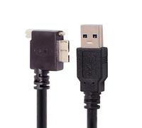 chenyang USB 3.0 a USB 3.0 Micro-B cavo dati con supporto a vite per macchina fotografica industriale 90 gradi angolato 5.0M