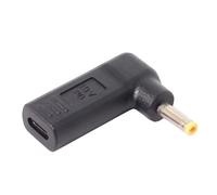 Chenyang USB 3.1 Tipo C USB-C a DC 19V 4.0 * 1.7 mm Adaptador PD Emulador de activación de 90 Grados en ángulo