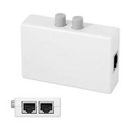 Chenyang UTP STP 2 in 1 Out 2 Porte RJ45 LAN CAT Selectore di rete Switcher Splitter Box per rete interna ed esterna