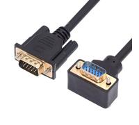 chenyang VGA RGB 3COAX+6C 90 gradi UP cavo di prolunga angolato per monitor proiettore computer