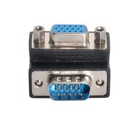 chenyang VGA SVGA 15 pin maschio a femmina 270 gradi UP angolato estensione connettore adattatore