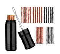 chenyu Kit Riparazione Pneumatici Bici 1pc Strumento di Riparazione per Biciclette Trapano a Forcella + 35 Strisce Strumento di Riparazione Tubeless per Riparare Pneumatici Mountain Bike Kit