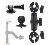 chenyu Supporto Action Cam Moto Ruotabile Supporto Insta 360 Moto | Supporto Manubrio Moto con Accessori Morsetto Fotocamera per Ombrelli Asta Treppiede Riflettore
