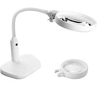 ChenYuNiu Lente d'Ingrandimento Lente d'Ingrandimento/Carica Lampada d'Ingrandimento da Tavolo con LED da 5 a 10 Volte Si Applica a giornali HD Libri Mappa Monete Gioielli Lente d'Ingrandimento