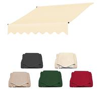 ChenYuNiu Sostituzione del Tessuto a baldacchino Regolabile per Tende da Sole - Panno Durevole per Il Patio Esterno, Ponte, Balcone - Materiale di Copertura Versatile