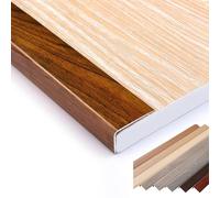 ChenYuNiu Striscia di soglia della Porta a Forma di L, Modanatura a Naso d'angolo per Scale in Legno e Metallo, Protezione da pisolino Durevole per Scale a Moquette