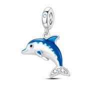 ChenYuTe Argento Sterling 925 Bead Charm da donna coccinella charm Delfino Charms per Bbracciali Europei, Regali di Gioielli da Donna