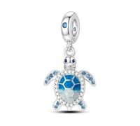 ChenYuTe Argento Sterling 925 Bead Charm da donna coccinella charm Tartaruga marina charm per Bbracciali Europei, Regali di Gioielli da Donna
