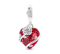 ChenYuTe Bead Charm da donna Sterling 925 con Pendenti per Pandora Braccialetti, Compatibile con Braccialetti e Collane europei, perfetto Regali per Moglie e Ragazze