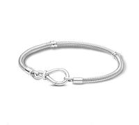 ChenYuTe Bracciale a catena da donna in argento sterling 925, elegante regalo di gioielleria per la festa della mamma, San Valentino, compleanno e Natale Ipoallergenico