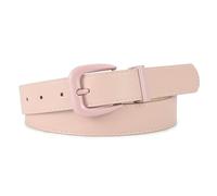 CHENZKBD Cinture Cintura con Fibbia Abbinata A Colori Macaron per Uomini E Donne, di Fascia Alta Versatile Alta-Rosa-Lunghezza 107 Larghezza 2 8