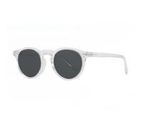 CHENZKBD Occhiali da Sole Classici Retro Piccoli Rotondi Unghio di Riso alla Moda A Cornice Piccola per Uomini E Donne all-Match-Grigio