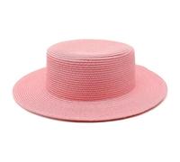 CHENZKBD Sombrero de paja Beach Sun Horra Fashion para Vacaciones En La Playa-polvo-m (56-58 Cm)