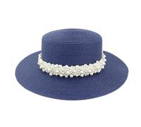 CHENZKBD Sombrero de paja Las Mujeres Viaje sol Plano al AIRE Libre Viajes Mar Vacaciones Playa-Verde Tibetano-Ajustable