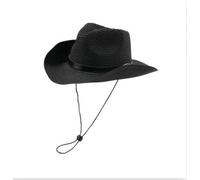 CHENZKBD Sombrero de paja Summer Nuevo Sombro Estilo sol del al AIRE Libre La Playa Señal con Ala Ancha-Negro-código Universal