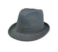 CHENZKBD Sombrero de paja Verano sol Hombres Papá Malla Transpirable Gorro Fresco Protección Solar sol-Gris Oscuro-Tamaño Único (56-58 Cm)