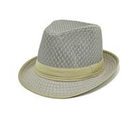 CHENZKBD Sombrero de paja Verano sol Hombres Papá Malla Transpirable Gorro Fresco Protección Solar sol-Beige-Tamaño Único (56-58 Cm)
