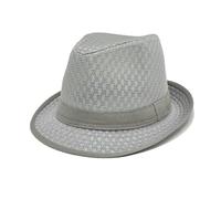CHENZKBD Sombrero de paja Verano sol Hombres Papá Malla Transpirable Gorro Fresco Protección Solar sol-Gris Claro-Tamaño Único (56-58 Cm)