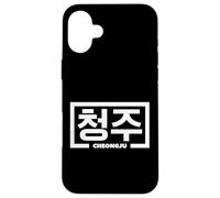 CHEONGJU Coreano Città Hangul Parola Custodia per iPhone 16 Plus