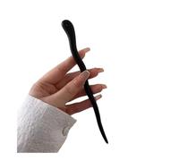 Cheongsam - Forchetta per capelli tradizionale semplice da donna, accessorio per capelli in stile cinese (nero)