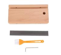 CHEOTIME 3 in 1 File tasti, strumento di smussatura con angoli di 3 ° 23 ° 35 ° per ukulele di chitarra, medicazione efficiente per manutenzione del bordo liscio