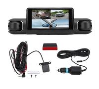 CHEOTIME 4 LENS 1080P HD CAM HD, registratore della fotocamera tra dashboard angolare posteriore anteriore con schermo da 2,7 pollici, monitoraggio della sicurezza con vista