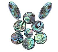 CHEOTIME 9pcs Sax Abalone Shell Key Buttons Saxophone Key Button for soprano, alto and tenor saxophones