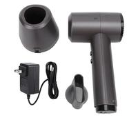 CHEOTIME Asciugacapelli, Asciugacapelli Cordless Ricaricabile Batteria da 5000 mAh Regolazione a 6 velocità Asciugacapelli da Viaggio Portatile ad Asciugatura Rapida per la Casa (EU Plug)