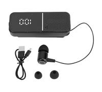 CHEOTIME Auricolare Bluetooth, clip auricolare wireless a orecchio singolo sulla durata a batteria lunga e del rumore per la guida e attività sportive in bicicletta (Nero)
