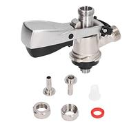 CHEOTIME Beer Keg Coupler, S Type Stainless Steel Keg Distributor with G5/8 Male Thread Compatible with Home Brewing, Bars, Restaurants