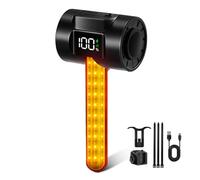 CHEOTIME Bike Light, Dual Chip Motion Sensor, 180° COB High Brightness Long Endurance Battery IPX4 Water Proof Easy Installation for Bike Safety, (Red Light Intelligent Edition)