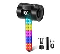 CHEOTIME Bike Light, Dual Chip Motion Sensor, 180° COB High Brightness Long Endurance Battery IPX4 Water Proof Easy Installation for Bike Safety, (Colorful Intelligent Edition)