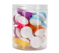 CHEOTIME Cassa di lente per occhi 12 pacchetti, disegni di animali portatili compatti colorati mini scatole di stoccaggio del set di sostituzione del kit di ricambio per il