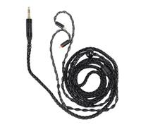 CHEOTIME Cavo Auricolare IEM, 16 Core Auricolare a 2 Pin in Argento a 2 Pin, Cavo da 3,5 mm a 0,78 mm Auricolare Adatto per Le Orecchie Kiwi ZST CCA