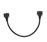 CHEOTIME Cavo da tipo C maschio a tipo C maschio, 30 cm 4K a 60 Hz 5A Cavo USB C 3.1 a ricarica rapida da 10 Gbps con cavo di trasferimento con fori per viti per computer tablet