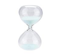 CHEOTIME Clessidra Clessidra 15 Minuti, Clessidra a Forma di Cilindro Clessidra Vetro Sabbia Ornamento da Tavolo di Compleanno Clessidra Clessidra da 15 Minuti