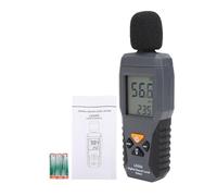 CHEOTIME Decibel Meter, Misuratore Digitale del Livello Sonoro Portatile SPL Misuratore 30dB a 130dB MAX ta Hold con Display LCD Retroilluminazione Veloce Risposta per le
