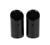 CHEOTIME Embout de tuyau d'échappement, remplacement de Gorge de Queue en Acier inoxydable Noir Brillant pour B8 2.0T 2009 2012