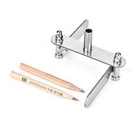 CHEOTIME Finder centrale, strumento di marcatura in acciaio inossidabile con matite, dispositivo di misurazione di precisione per la lavorazione del legno e disegno (0-60mm) (40-100 mm)