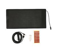 CHEOTIME Insegna luminosa a LED programmabile per auto, Display LED a scorrimento flessibile da 15,4 x 7,5 pollici per finestrino dell'auto, Controllo app Bluetooth, Luci di