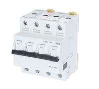 CHEOTIME Interruttore automatico miniaturizzato CA, interruttore automatico MCB 4P 400 V 63 A Protezione di sicurezza per elettrodomestici per montaggio su guida DIN a bassa