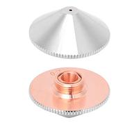 CHEOTIME Nozzle, M11 Double Layer Brass Nozzle 1.0mm 1.2mm Fiber Cutting Head Replacement for Precitec Oxidative Cutting (1.2MM)