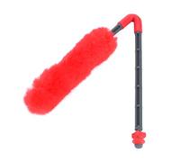 CHEOTIME Paintball Barrel Swab, Slick Stick with Soft Rubber Tip and Wool Absorbent Fluffy End Fast Paint Removal for 17.3mm 0.7in Inner Diam Barrel (Rossa)