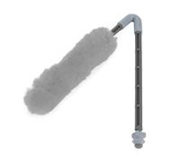 CHEOTIME Paintball Barrel Swab, Slick Stick with Soft Rubber Tip and Wool Absorbent Fluffy End Fast Paint Removal for 17.3mm 0.7in Inner Diam Barrel (Grigio)