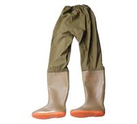 CHEOTIME Pantaloni Wader in Vita con Stivali, Pantaloni Antiscivolo Anti-Usura per Wader per Uomo Donna Pesca Kayak Stockingfoot Surf Rimozione della Neve (39)