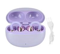 CHEOTIME Real Time Transtator Earbuds, Blue Tooth Wireless con cancellazione del rumore, 144 Lingue online Supporto per la comunicazione aziendale di viaggio (Viola)