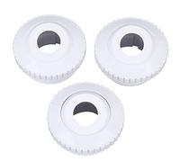 CHEOTIME Set di ugelli a Getto di Piscina a 3 Pezzi Che Set di ugelli, 3/4 "Raccordi di Ingresso del bulbo oculare Regolabili, getti di Flusso direzionale dell'Acqua con Filo Map da 1-1/2